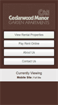 Mobile Screenshot of cedarwoodmanor.com